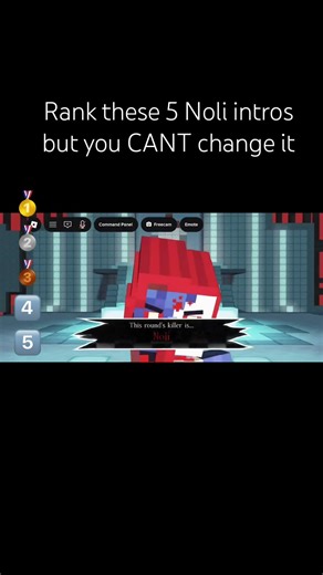 Rank these Noli intros #forsaken #roblox #ranked