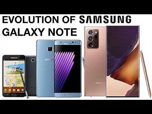 Evolution Of Samsung Galaxy Note Series