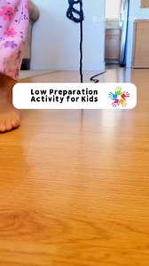 Low-Preparation Acitivity for Kids This is a fun activity for body coordination and leg muscle control. #littlehandsdiy #diyforkids #craftsforkids #diy #activitiesforkids #workoutforkids #workoutactivityforkids | Little Hands DIY