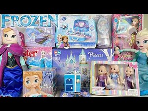 13 minutes Disney Frozen Toy Collection Unboxing | Pop Adventures | ELSA TOYS ASMR Unboxing