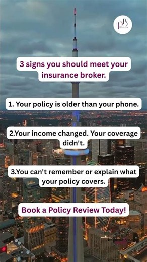 Think it’s time to meet your insurance broker yet?⏰