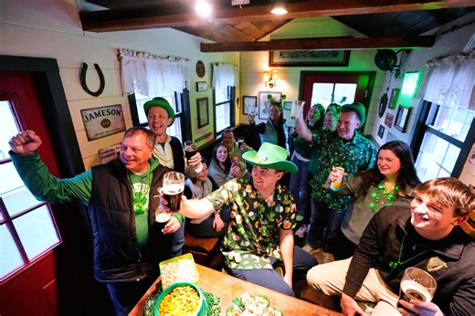 What if the bar came to you on St. Patrick's Day? These mini Irish pubs make it a reality