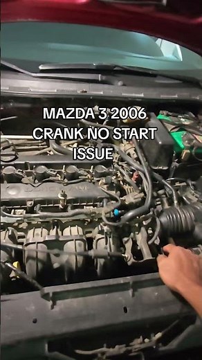 mazda 3 2006 crank no start
