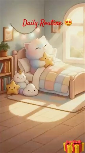Daily Routine #cute #cartoon #animation # adorable #comedy