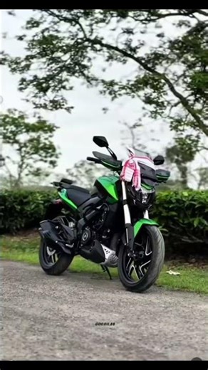 green wali meri 💚#dominer #bikelover