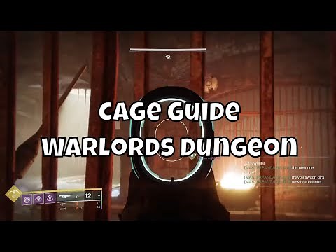 Cage Puzzle Guide - Warlords Ruin Dungeon Prison Cell (ALL HIGHLIGHTED)