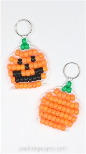 Pony Bead Pumpkins 🎃 🎃 🎃