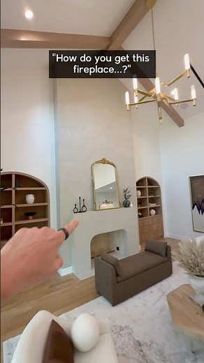 Get your fireplace to match your stucco…👨‍🎨