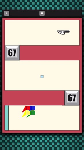 Epic Square Fight🟥🟨🟦🟩 #satisfyingvideos #asmrsounds #squarerace #bouncingsquare #racingsquares