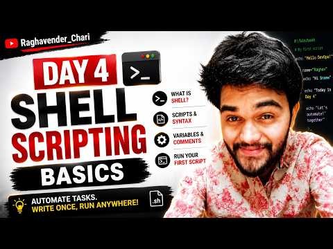 DevOps Bootcamp 2026 – Day 4: Shell Scripting Basics | #devops #shellscripting