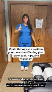 Lower Back or Hip Pain? Your Pelvis Might Be the Problem #wellness #pain #fyp #health #tips