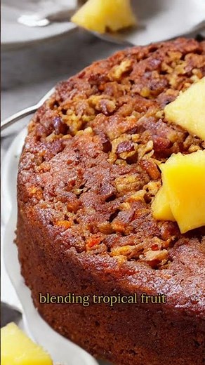 Carrot Pineapple Cake: A Tropical Twist on a Classic