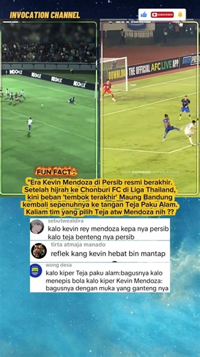 TEMBOK MAUNG BANDUNG TEJA VS KEVIN !! #persib #persibbandung #tejapakualam #mendoza