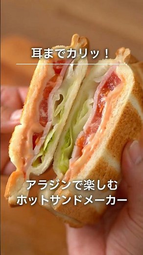 耳までカリッ！アラジンで楽しむホットサンドメーカー