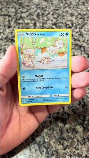 VULPIX ALOLA POKÉMON TCG #pokemon #pokemoncards #geek