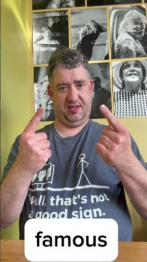 ASL sign for famous / Learn ASL