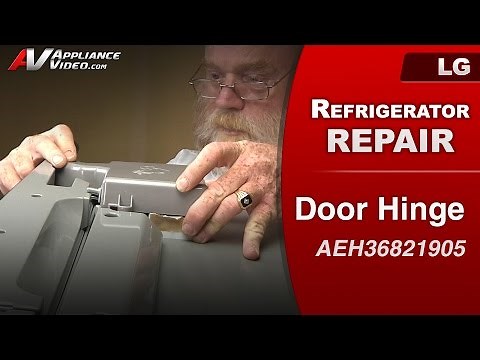 LG Refrigerator - Door Are Visually Misaligned - Door Hinge Repair