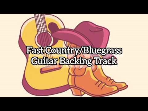 Fast Country/Bluegrass Guitar Backing Track In G Major 242bpm