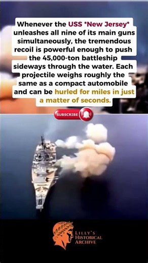 Battleship Recor When It Fires #historydocuments #history #historicalfacts #ww2 #historydocumentary