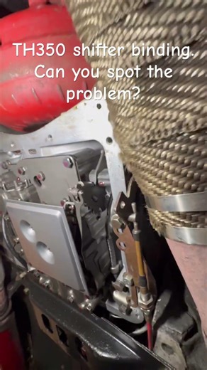 Problem with shifter #automobile #TH350 #transmission #hotrod #mechanic