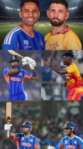 India has created a world record by scoring 256 run vs ind vs zim #t20worldcup #indvszim