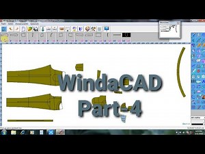 Winda CAD(Cuting, First table to Second) Part-4