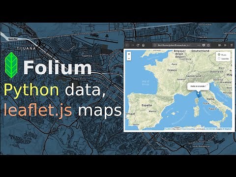 OpenStreetMap sur une page web avec 2 lignes de code Python