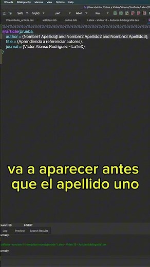 LaTeX - VARIOS AUTORES en las REFERENCIAS - #ShorTeX #shorts #latex