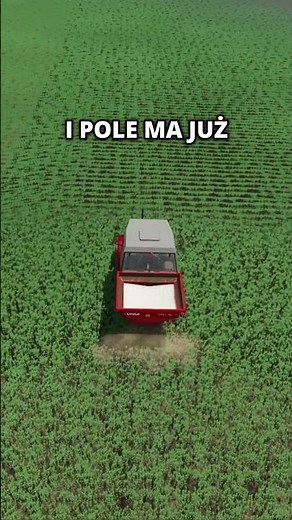 Ciekawy efekt z DLC Rolnictwo Precyzyjne w Farming Simulator 25