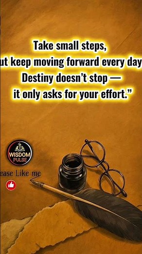 Take Small Steps, Keep Moving Forward | Powerful Motivational Quote
