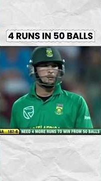 50 Balls mein 4 Runs...South Africa vs India Thriller Match 🔥 | #shorts