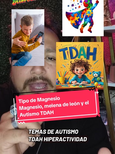 Magnesio, hongo melena de león y el Autismo TDAH hiperactividad epilepsia irritabilidad insomnio estreñimiento Falta del habla Que tipo de magnesio es el correcto? Desintoxicación de Metales pesados y Patógenos en niños Autismo Protocolo de Magnesio con la melena de león CONTACTO 993612904 🇵🇪 Perú o al 987735818 🇵🇪 Chorrillos Matellini Lima Perú #autismo #magnesio #tdah #melenadeleon #niños