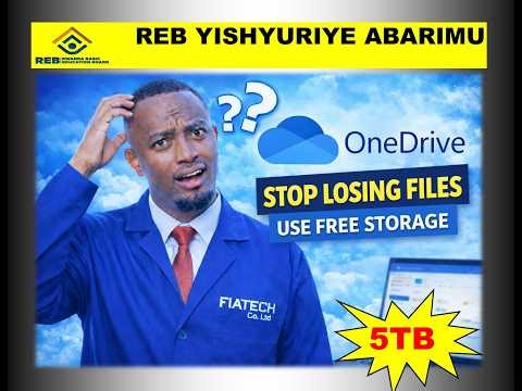 FIATECH EP 28:🔴REB YISHYURIYE ABARIMU ONLINE STORAGE IHAGIJE, OneDrive Backup Tricks You Must Know😎