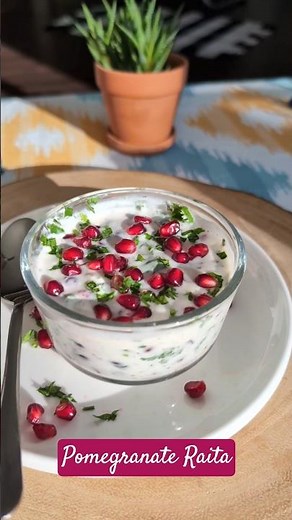 Refreshing pomegranate Raita | Easy Anar Raita | How to make raita at home| Pomegranate Yogurt bowl