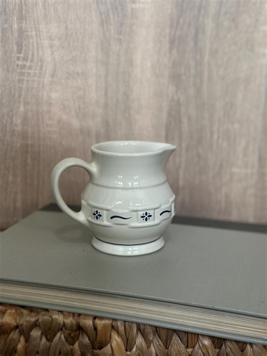 Longaberger Woven Traditions, Classic Blue, Creamer - Etsy