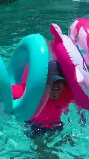 Nastya and dad have fun in the pool #Shorts