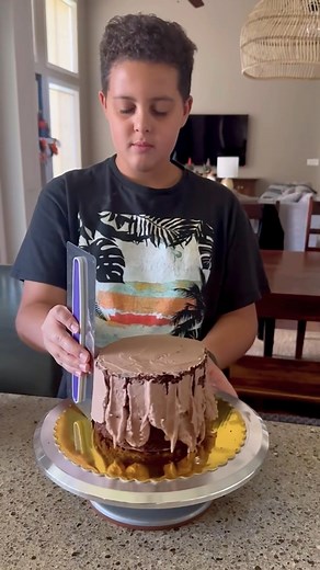 Throwin it back with this fall cake I made when I was 12 and it was the first and last time I covered a cake in fondant🚫 I think it would be cool to recreate some of my older cakes to see what they would look like now | Jonahs Got Cake