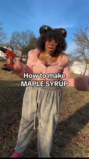 Alexis Nikole 🌾🍀 on Instagram: "Make your own maple syrup! 🍁 A throwback for this first day of maple tapping season here in central Ohio!"