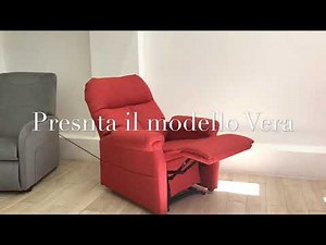 Poltrona Relax Motorizzata Reclinabile Alzapersona ideale per Anziani e Disabili Modello Vera
