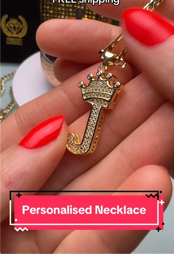Personalised necklace for a queen! Fade resistant and so pretty 🤩 #tiktokmademebuyit #necklace #necklaces #bestgiftideas #tiktokshop