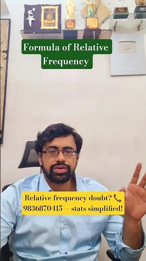 Relative Frequency Formula in Statistics Explained Simply #Statistics #DataAnalysis #MathShorts