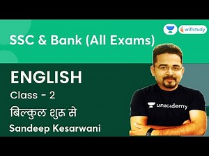 Foundation English | Lecture-2 | English | All SSC & Bank Exams | wifistudy | Sandeep Kesarwani