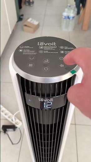 LEVOIT Ultra Quiet Tower Fan, 26W DC Motor, 12 Speeds