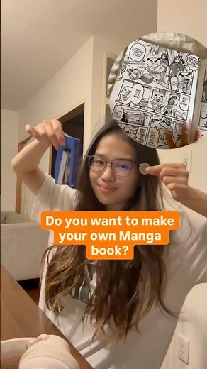 How to make your own Manga book! #manga #mangaka #mangaartist #zine #drawing #tutorial