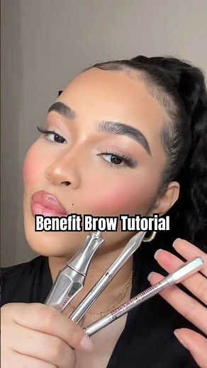 Benefit Brows in 60 Seconds?! 😱 Try This Easy Routine! #MakeupShort #BrowTutorial #benefitcosmetics