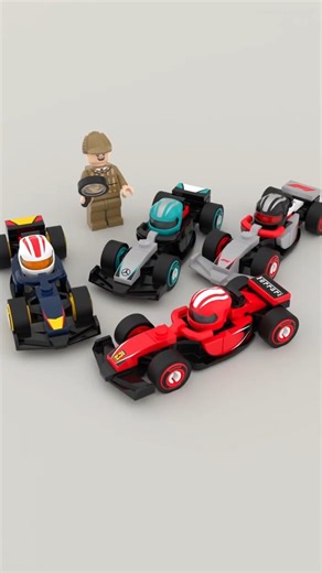 Micro LEGO F1 Race Car from Set 71049 Speed Build #lego #legospeedbuild