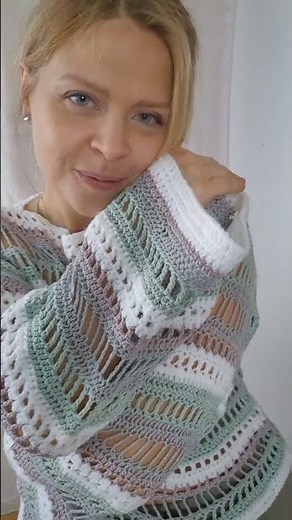 Summer shirt, pullover tutorial in my channel #crochetshirt #diy #diycrafts #crochet #häkeln