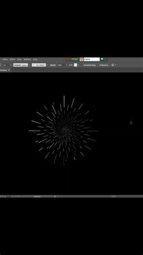 Satisfying line brust effect । Adobe illustrator Magic #adobeillustrator #illustratortricks #foryou