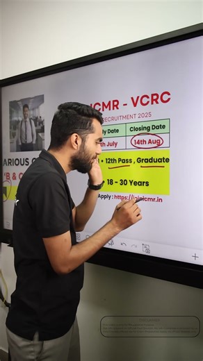 LATEST GOVERNMENT JOB RECRUITMENT 2025 ICMR - VCRC RECRUITMENT 2025 NEW GOVT JOB VACANCY 2025