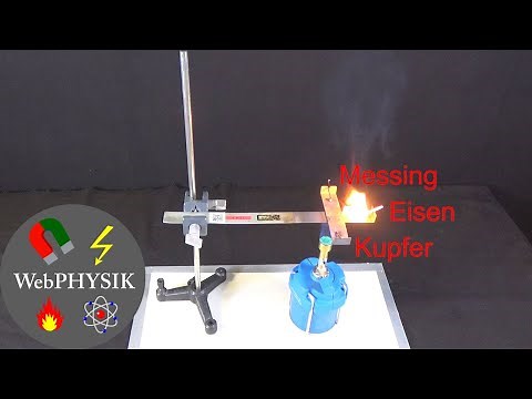 Different thermal conductivity of metals (explained)